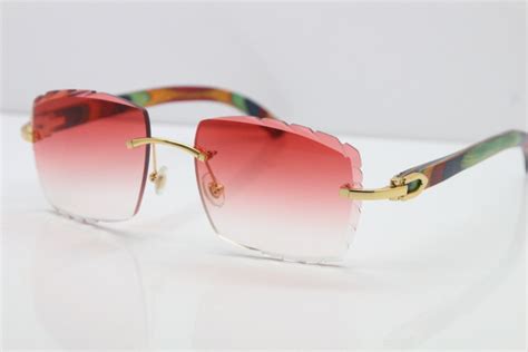 red wood cartier glasses|cartier wood glasses rimless style.